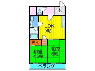 メルヘンハイツ　大久保の物件間取画像